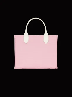 B-Army Small Canvas And Leather Tote Bag-Balmain Cheap