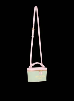 B-Army Vanity Case In Canvas And Leather-Balmain Online