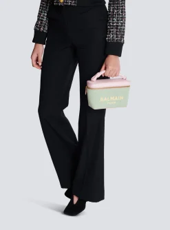 B-Army Vanity Case In Canvas And Leather-Balmain Online