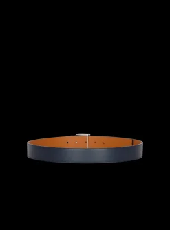 B-Belt In Leather-Balmain Fashion