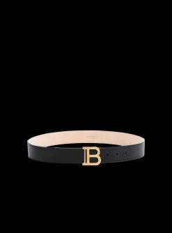 B-Belt In Leather-Balmain Sale