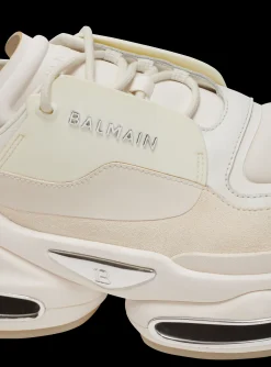 B-Bold Low-top Trainers In Neoprene And Suede-Balmain Flash Sale