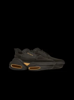 B-Bold Trainers In Leather And Suede-Balmain Cheap