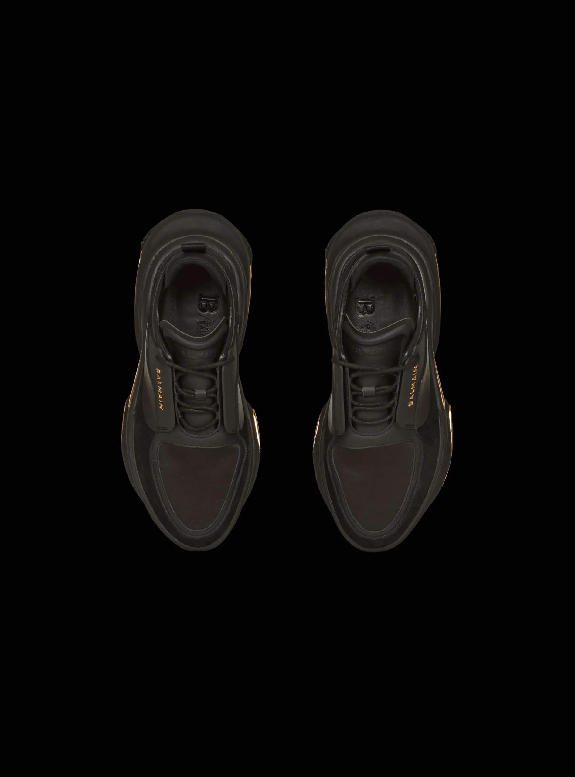 B-Bold Trainers In Leather And Suede-Balmain Cheap