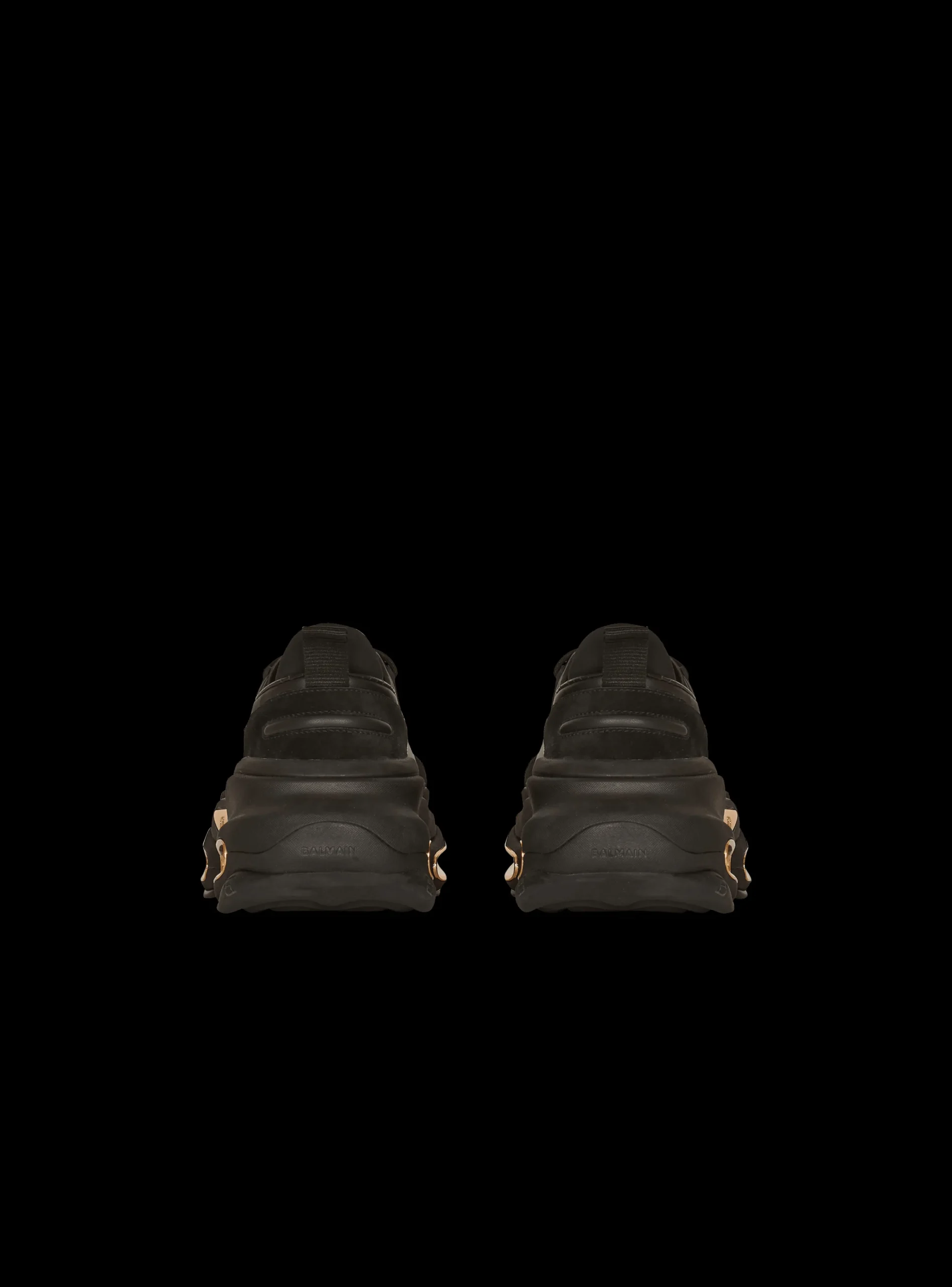 B-Bold Trainers In Leather And Suede-Balmain Cheap