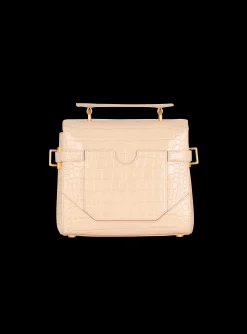 B-Buzz 23 Bag In Crocodile-embossed Calfskin-Balmain Cheap