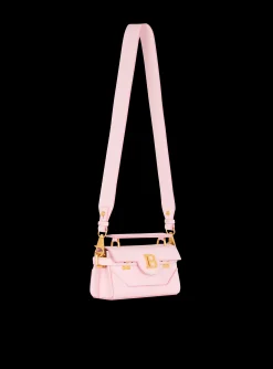 B-Buzz 19 Bag In Grained PB Labyrinth Leather-Balmain Online