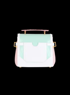 B-Buzz 23 Calfskin And Postcard Patchwork Bag-Balmain Clearance