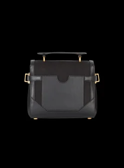 B-Buzz 23 Canvas And Leather Bag-Balmain Hot