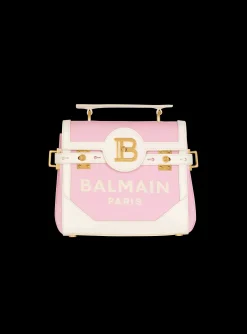 B-Buzz 23 Canvas And Leather Bag-Balmain Flash Sale