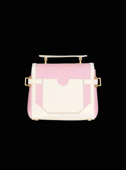 B-Buzz 23 Canvas And Leather Bag-Balmain Flash Sale