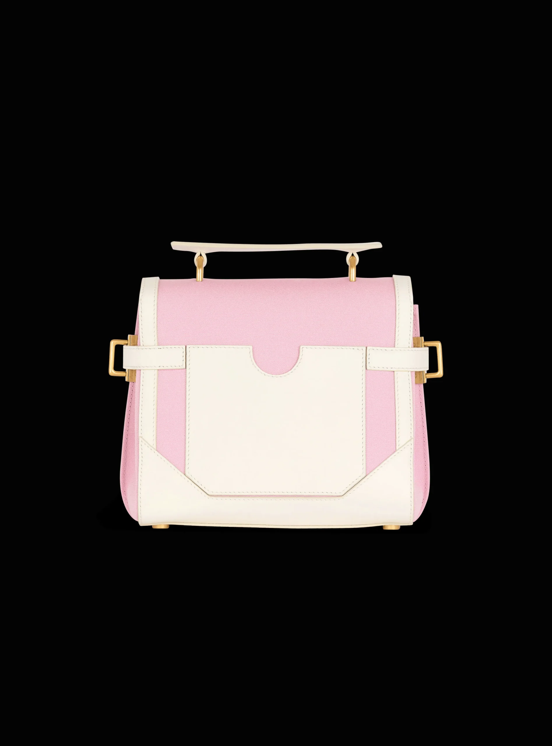 B-Buzz 23 Canvas And Leather Bag-Balmain Flash Sale