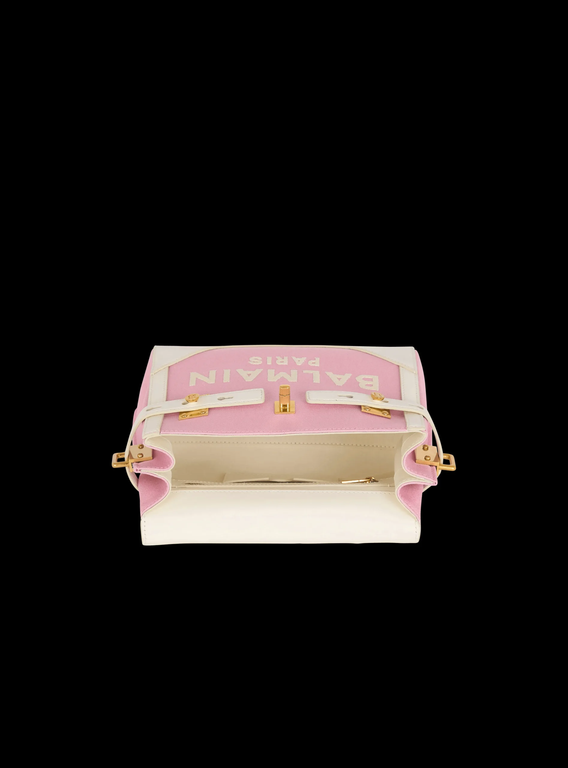 B-Buzz 23 Canvas And Leather Bag-Balmain Flash Sale
