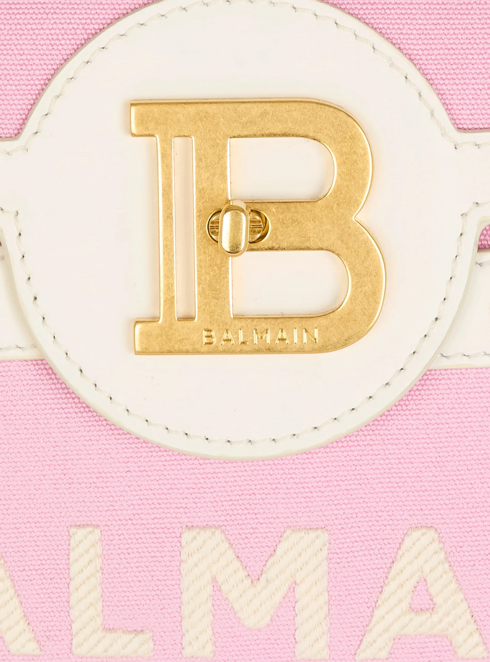 B-Buzz 23 Canvas And Leather Bag-Balmain Flash Sale