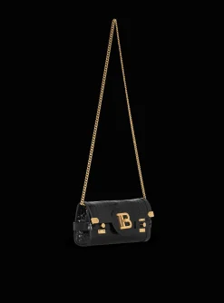B-Buzz 23 Clutch In Crocodile-print Leather-Balmain New