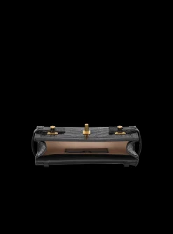 B-Buzz 23 Clutch In Crocodile-print Leather-Balmain New