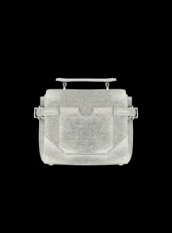 B-Buzz 23 Faded  denim Bag-Balmain Sale