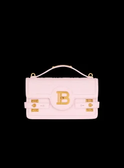 B-Buzz 24 Grained Monogram Leather Shoulder Bag-Balmain Shop