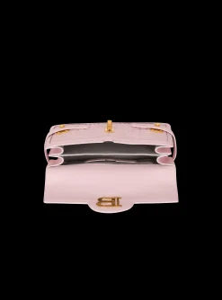 B-Buzz 24 Grained Monogram Leather Shoulder Bag-Balmain Shop
