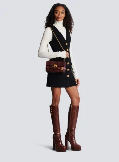 B-Buzz 24 Karung Leather Bag-Balmain Cheap