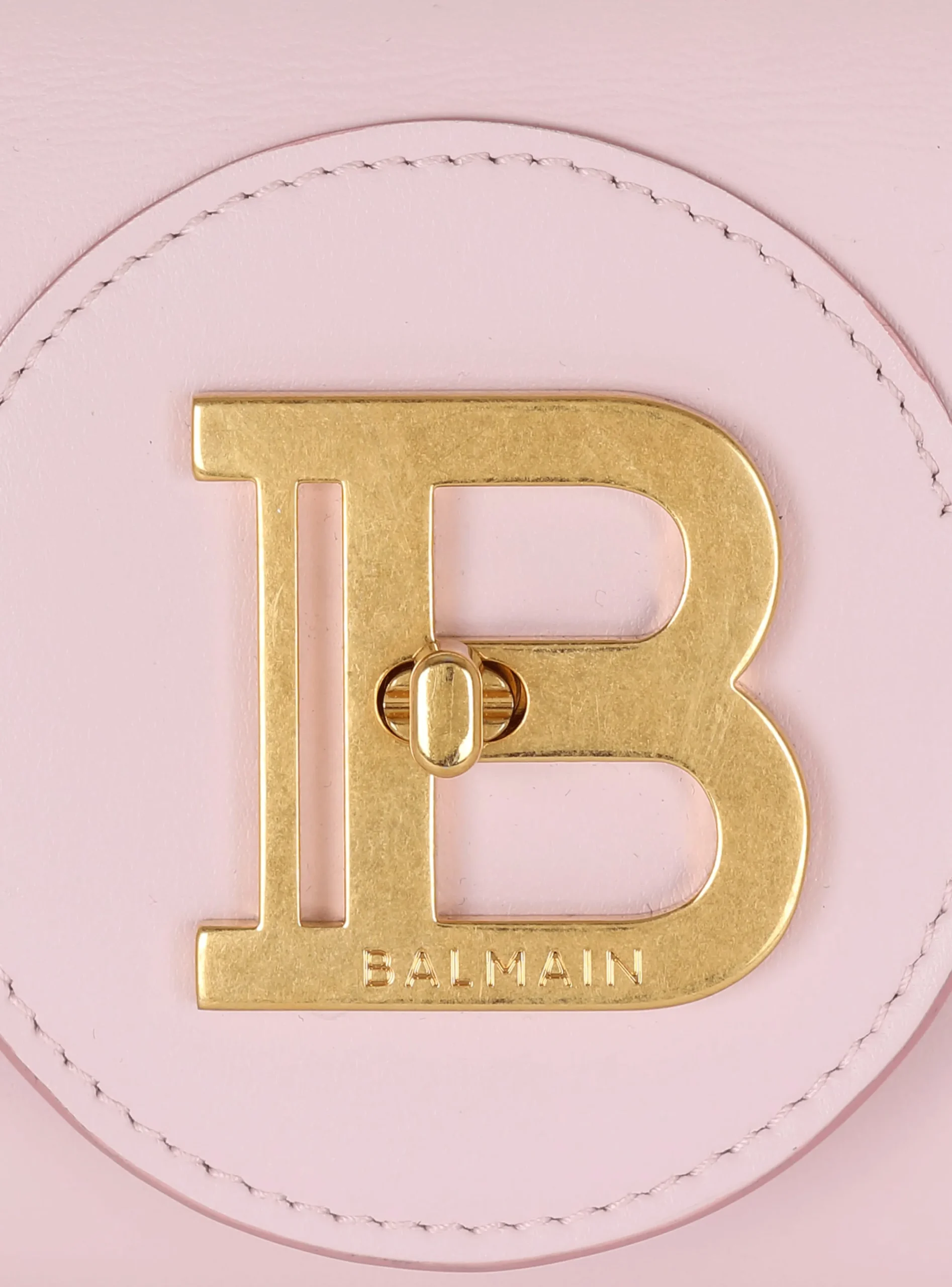 B-Buzz 23 Leather Clutch-Balmain Flash Sale