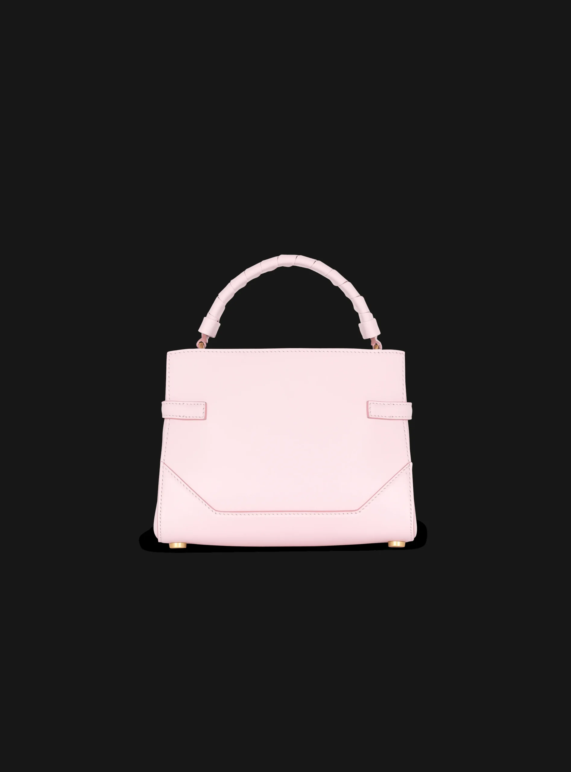 B-Buzz 22 Leather Top-handle Bag-Balmain Sale