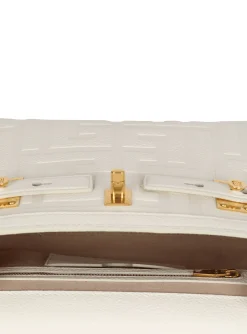 B-Buzz 23 Monogram Grained Leather Bag-Balmain Discount