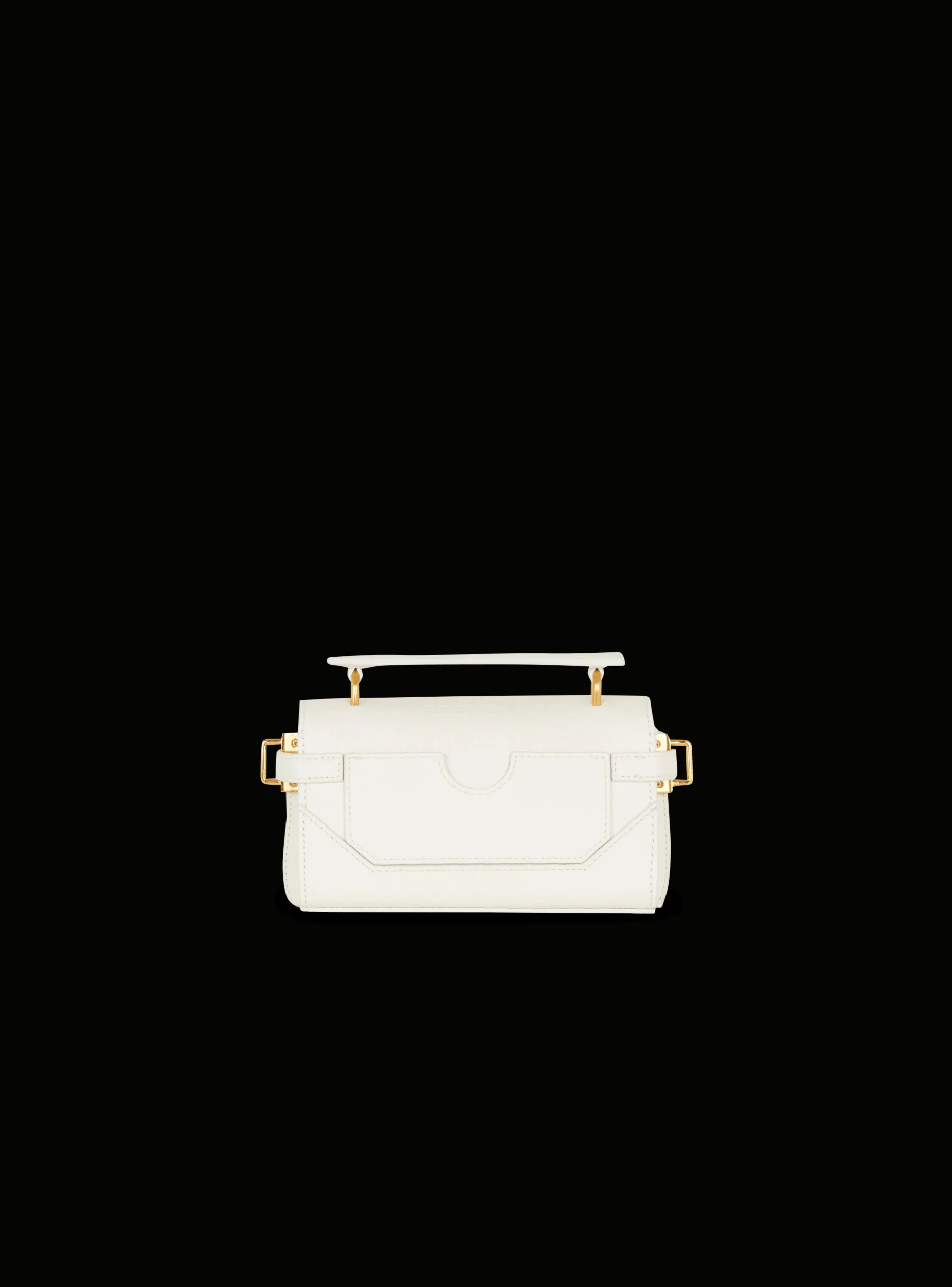 B-Buzz 19 Monogram Grained Leather Bag-Balmain Store
