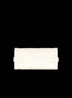 B-Buzz 23 Monogrammed Grained Leather Clutch-Balmain Clearance