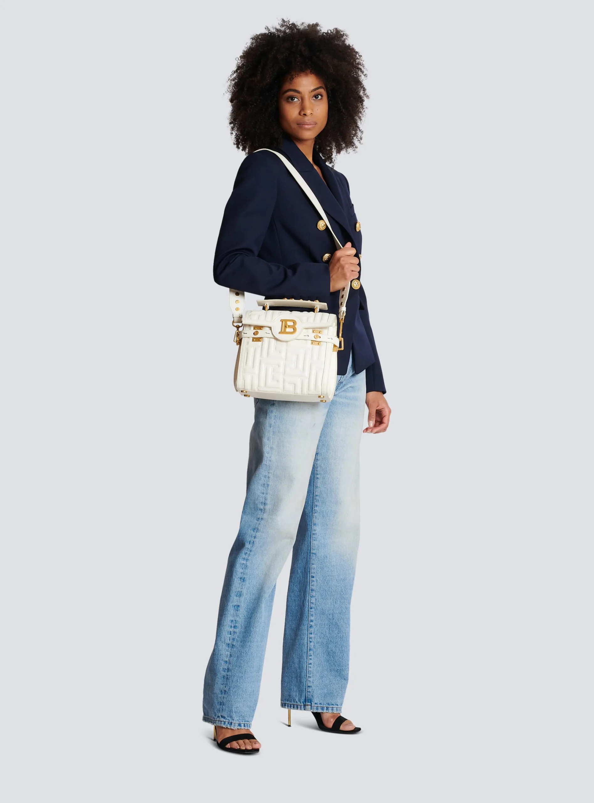 B-Buzz 23 Quilted Leather Bag-Balmain Cheap