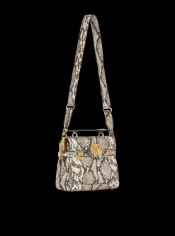 B-Buzz 23 Snakeskin-effect Leather Bag-Balmain Fashion