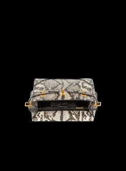 B-Buzz 23 Snakeskin-effect Leather Bag-Balmain Fashion