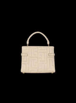 B-Buzz 22 Top Handle Bag In Monogram Quilted Leather-Balmain Hot
