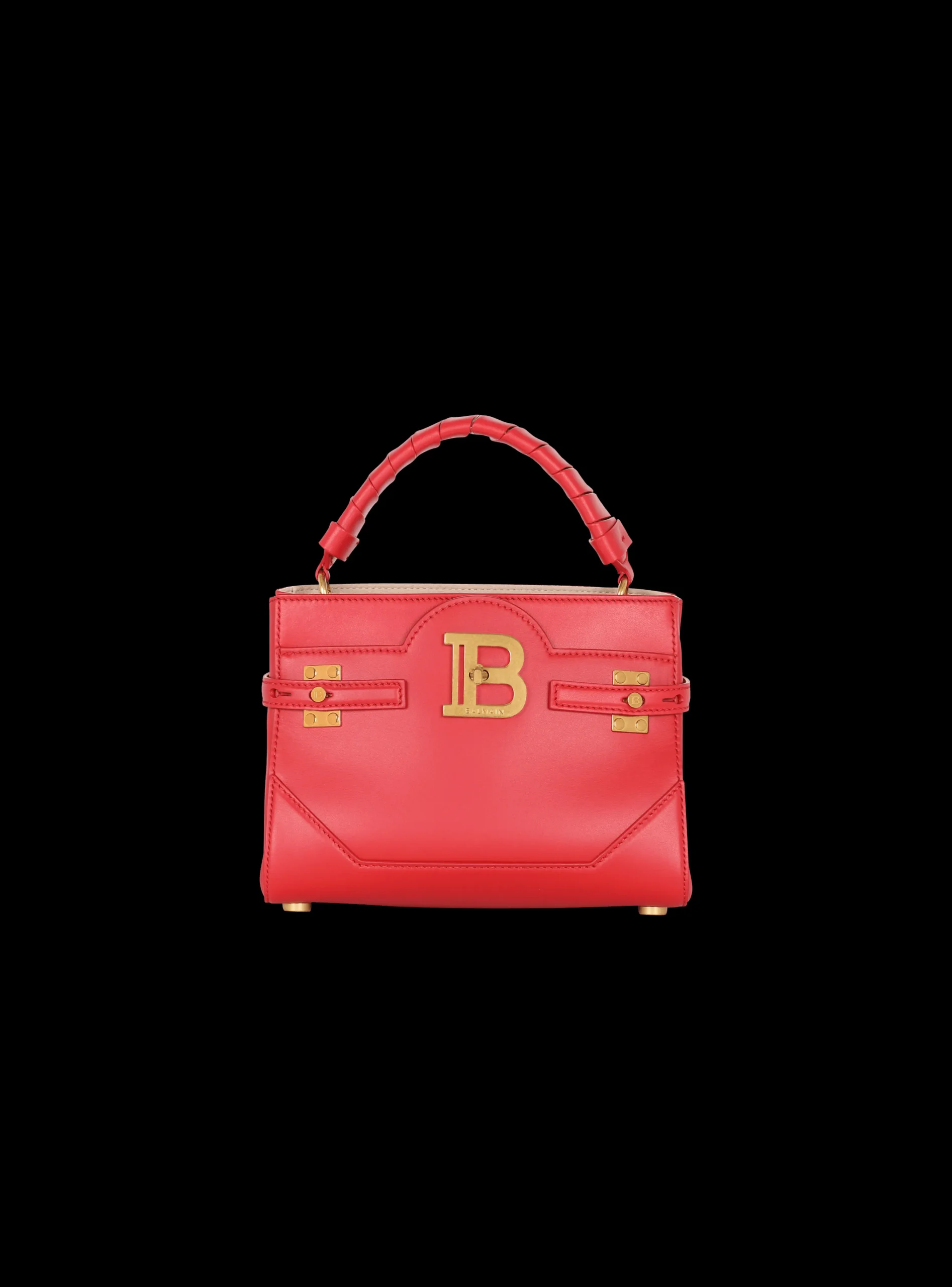 B-Buzz 22 Top Handle Leather Bag-Balmain Cheap