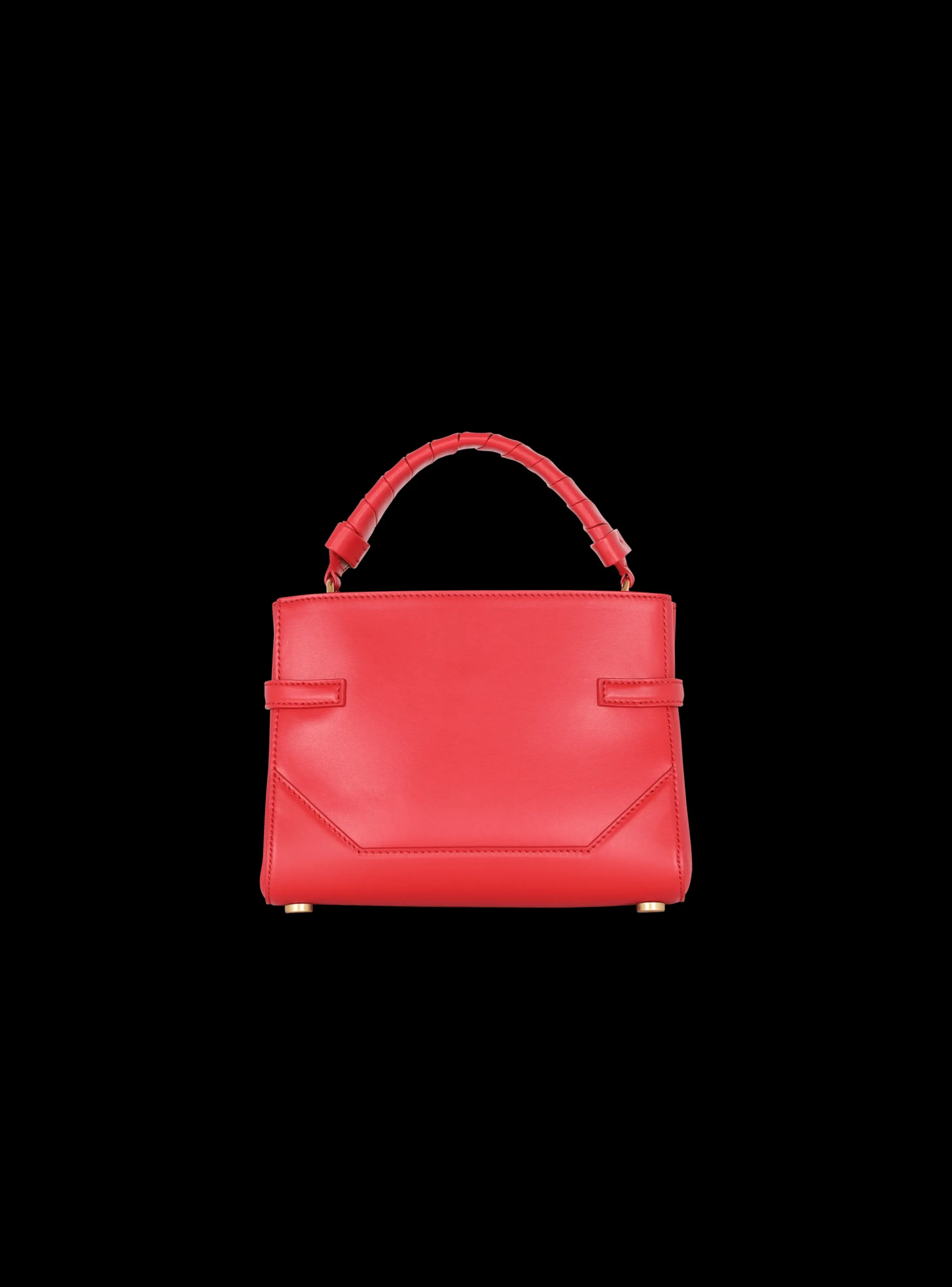 B-Buzz 22 Top Handle Leather Bag-Balmain Cheap