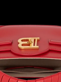 B-Buzz 22 Top Handle Leather Bag-Balmain Cheap