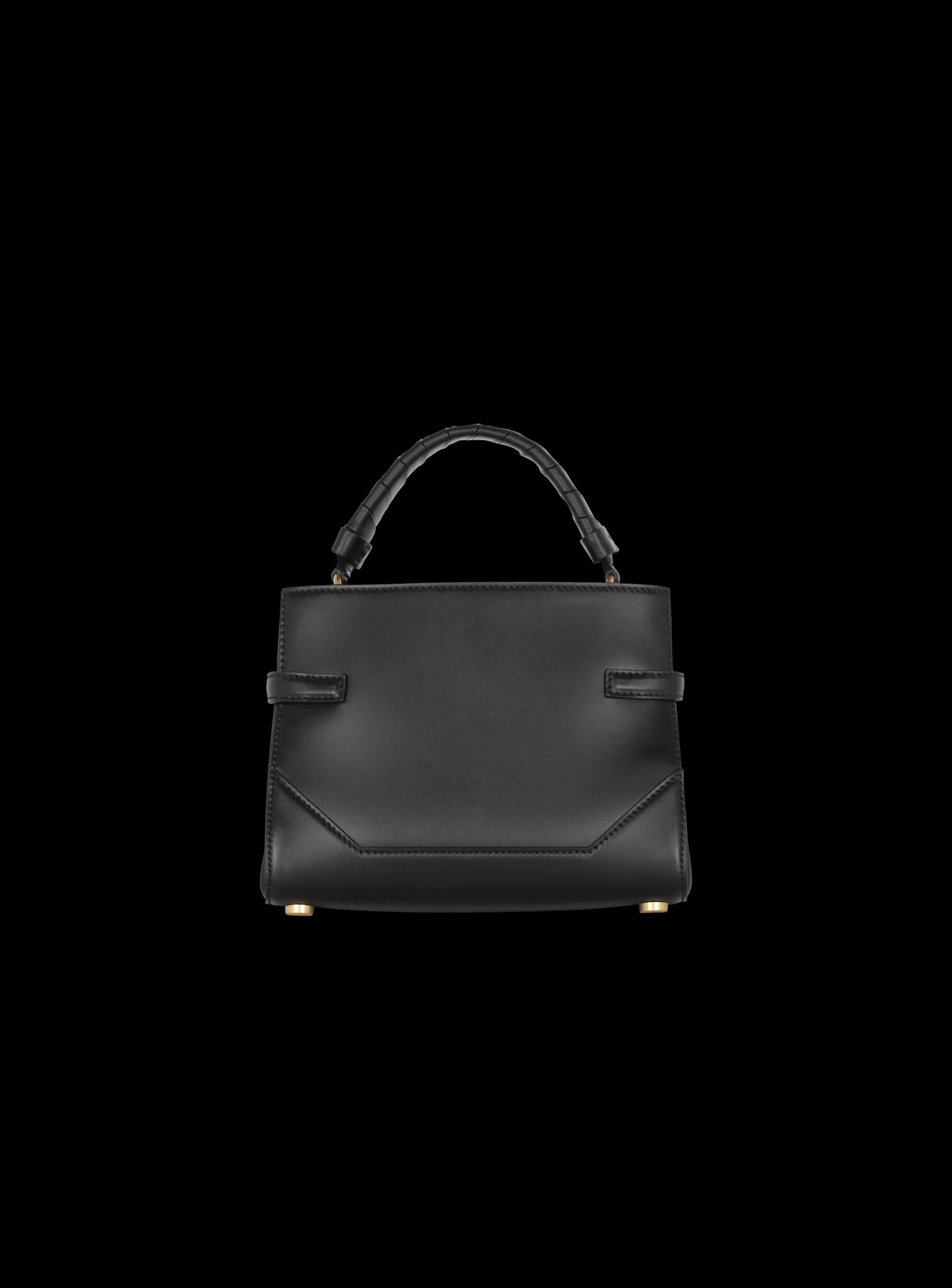 B-Buzz 22 Top Handle Leather Bag-Balmain Clearance
