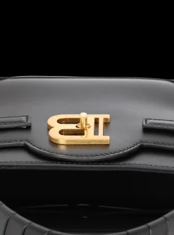 B-Buzz 22 Top Handle Leather Bag-Balmain Clearance