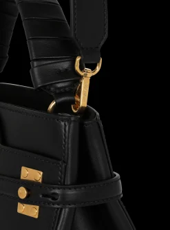 B-Buzz 22 Top Handle Leather Bag-Balmain Clearance