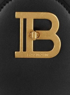 B-Buzz 22 Top Handle Leather Bag-Balmain Clearance