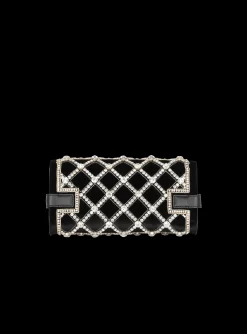 B-Buzz 23 Velvet And Pearl Clutch-Balmain Clearance