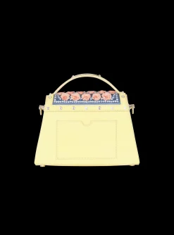 B-Buzz Dynasty Bag Embroidered With Grid And Roses-Balmain Online