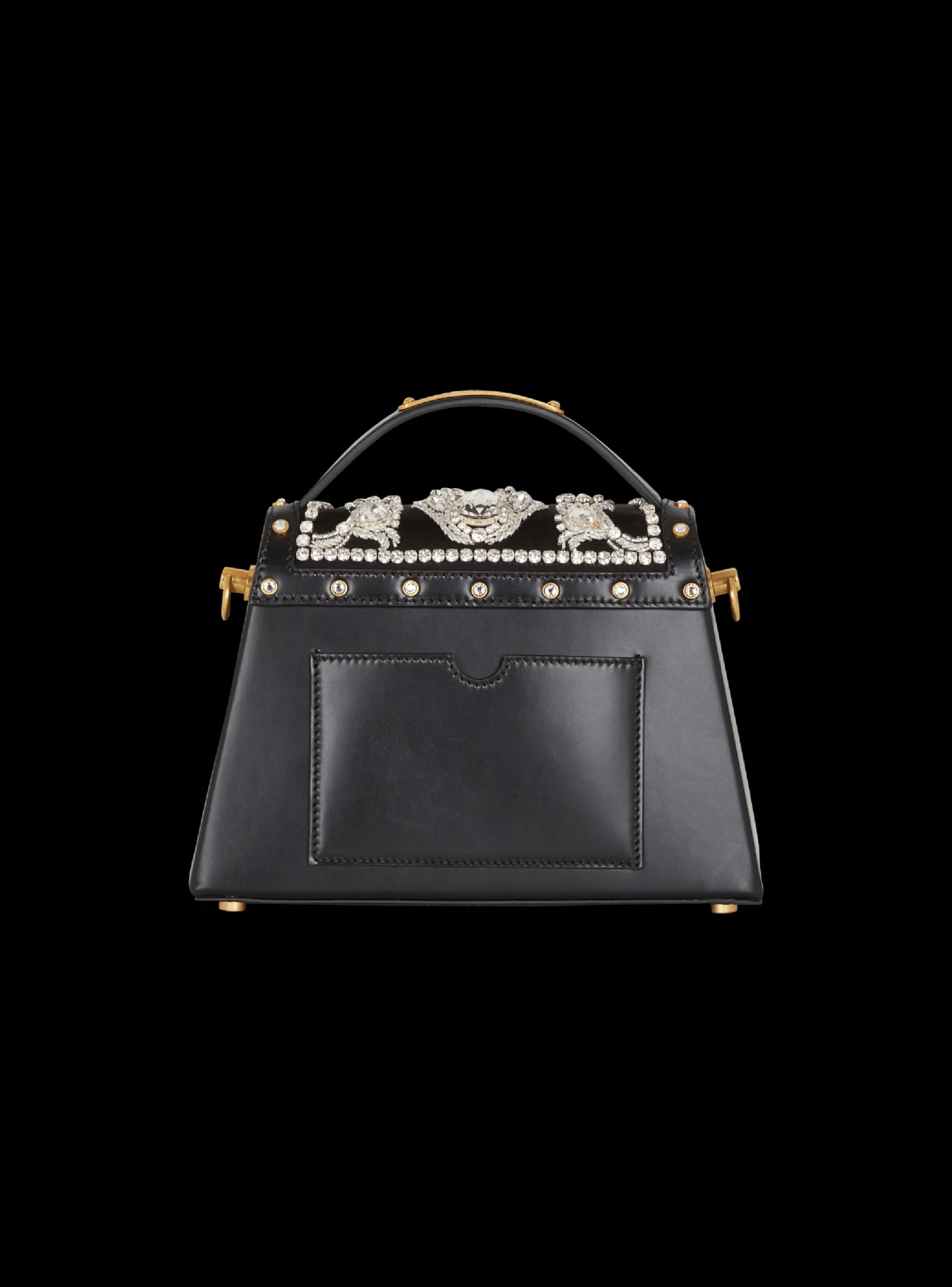 B-Buzz Dynasty Bag In Embroidered Satin-Balmain New