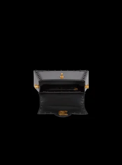 B-Buzz Dynasty Bag In Glazed Leather-Balmain Hot