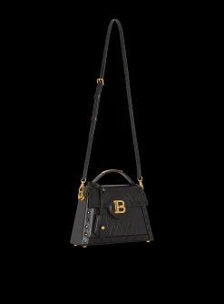 B-Buzz Dynasty Bag In Grid-embossed Calfskin-Balmain Flash Sale