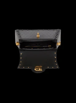 B-Buzz Dynasty Bag In Grid-embossed Calfskin-Balmain Flash Sale