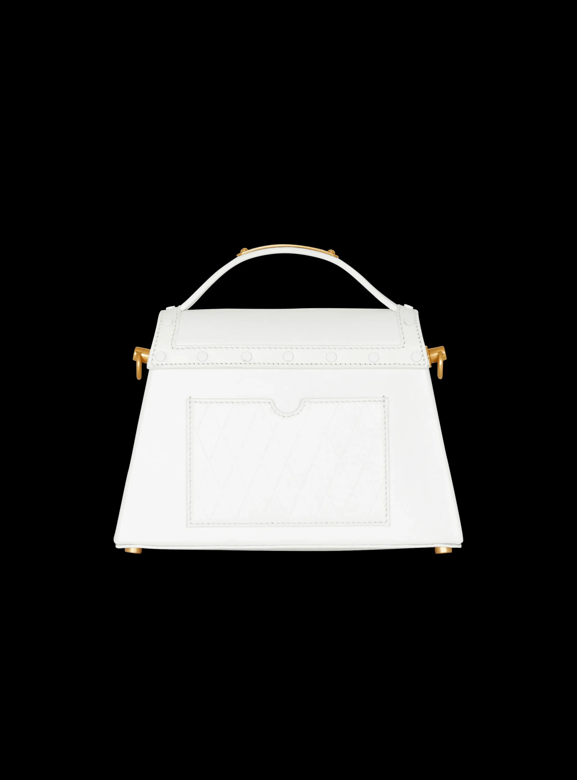B-Buzz Dynasty Bag In Grid-embossed Calfskin-Balmain Best Sale