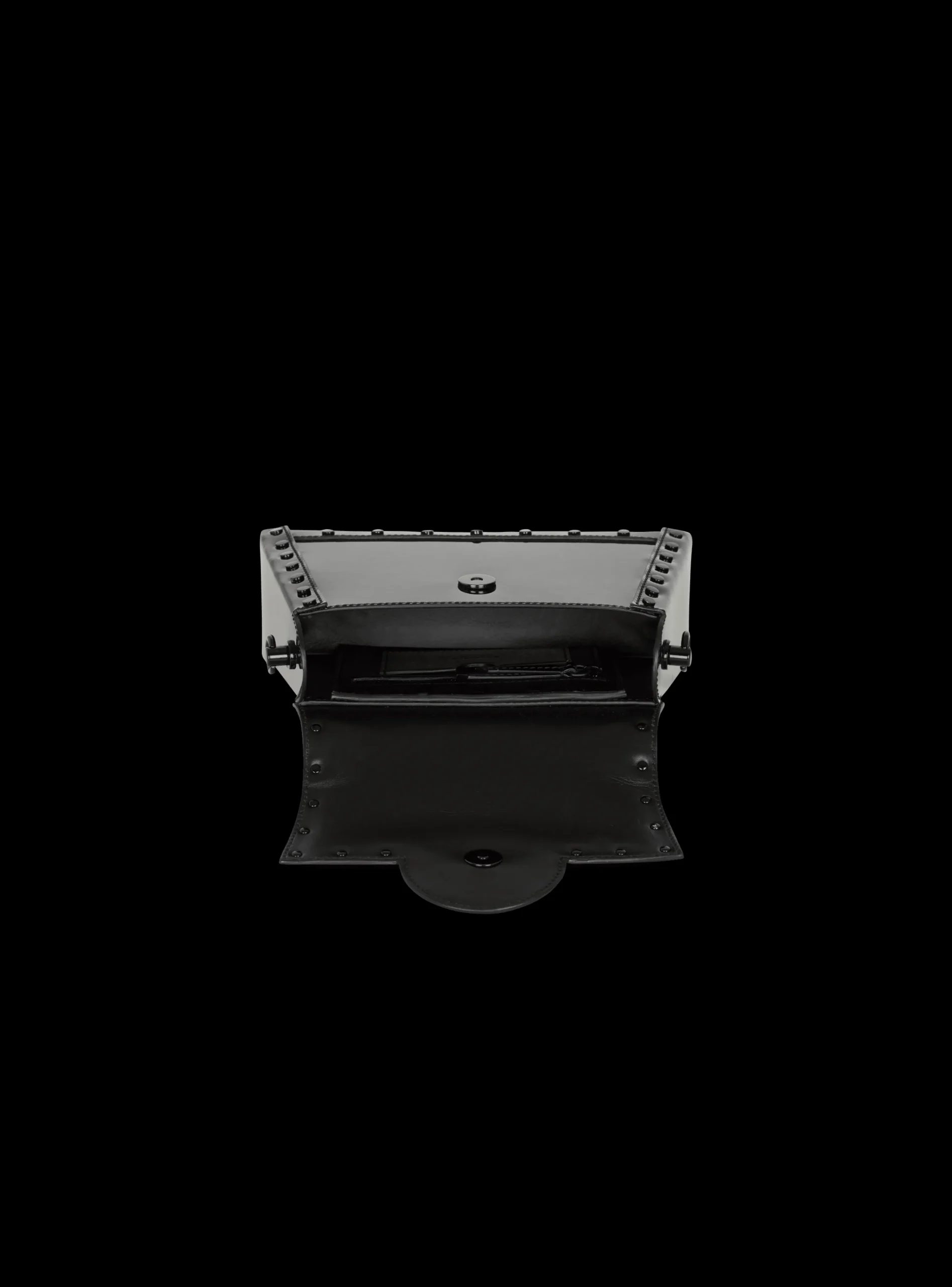 B-Buzz Dynasty Bag In Patent Leather-Balmain Cheap
