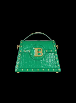 B-Buzz Dynasty Bag In Patent Leather-Balmain Shop