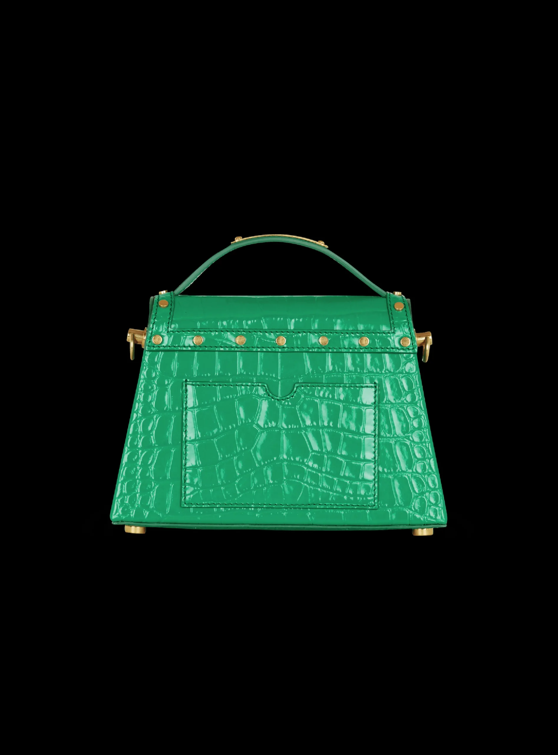 B-Buzz Dynasty Bag In Patent Leather-Balmain Shop